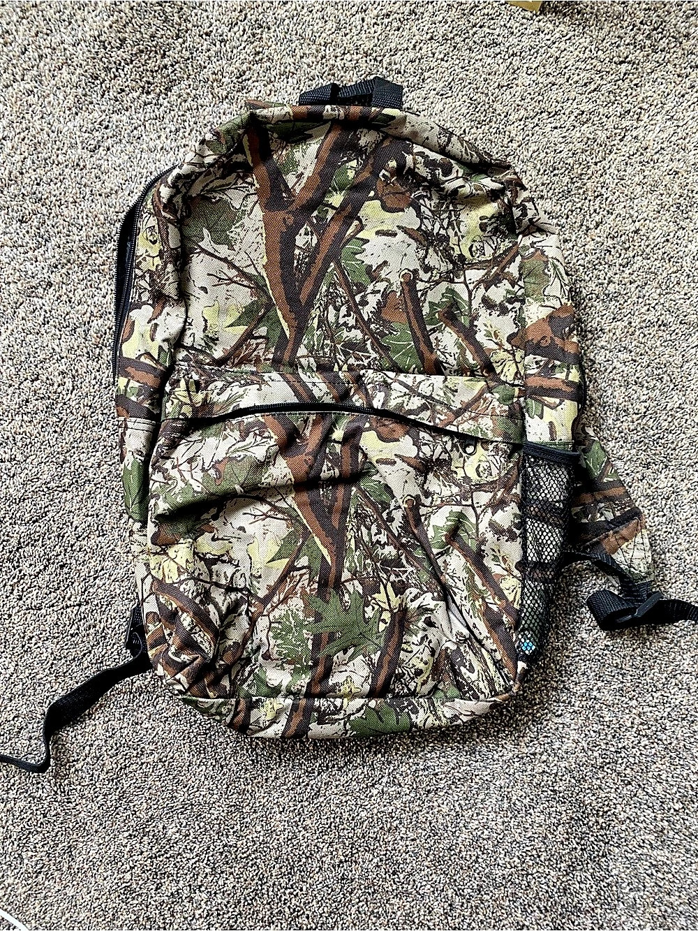 Camo Backpack in Green & Brown